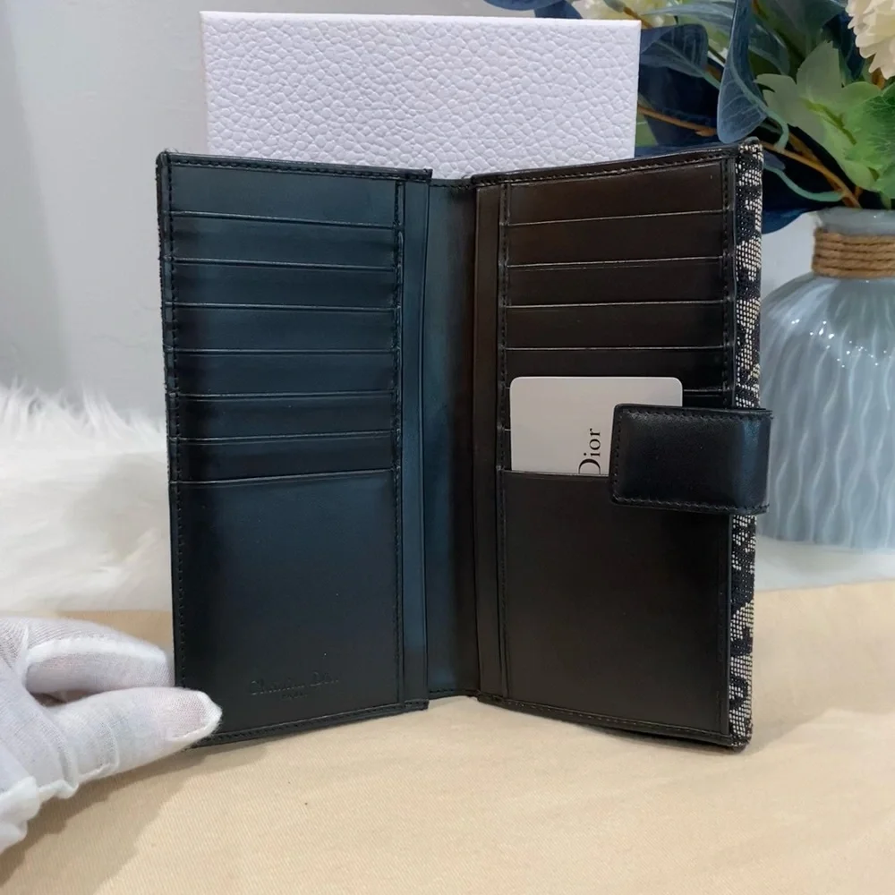 Dior Black and Cream Wallet